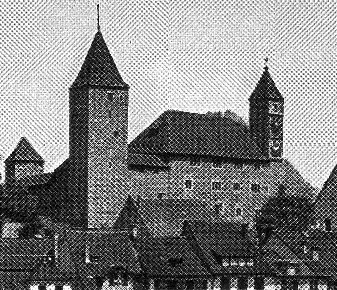 Schloss Rapperswil in der Schweiz mit dem Polenmuseum